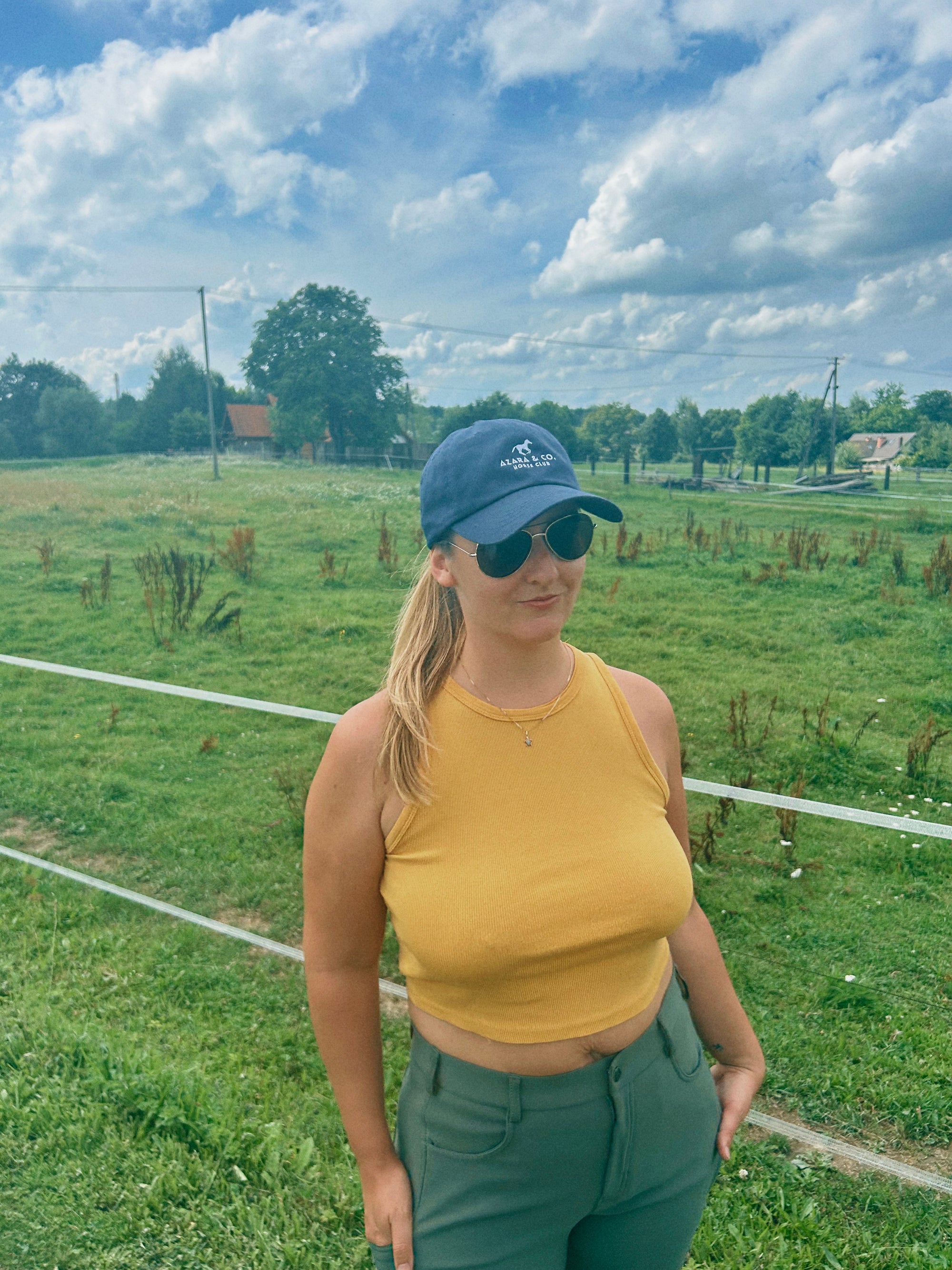 The Navy Paddock Cap